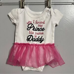 Baby girl size 3 month tutu onesie